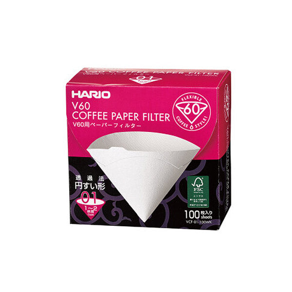 Hario V60 Paper Filters 100pk 1 Cup