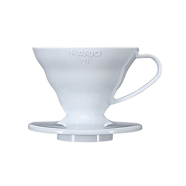 Hario V60 Dripper - White Plastic 1 Cup