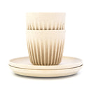 Huskee Natural Espresso Set of two cups