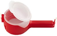 Icon Chef Seal and Pour Bag Clip Red
