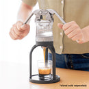 Brewing espresso with Leverpresso