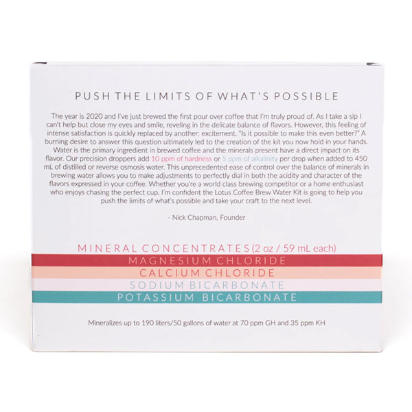 Lotus Brew Water Kit Box