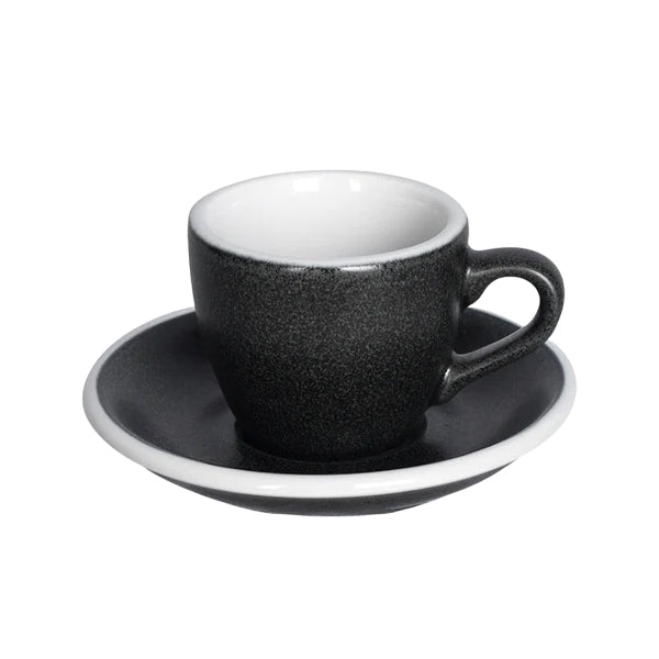 Loveramics Egg Cup and Saucer - 80ml Anthracite