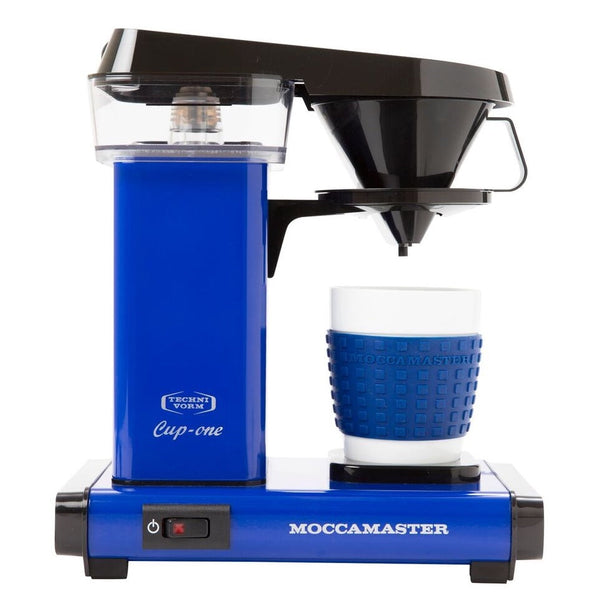 Moccamaster blue one cup automatic coffee machine