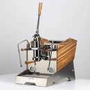 Nurri L Type Leva Coffee Machine Stainless Steel body with Zebran