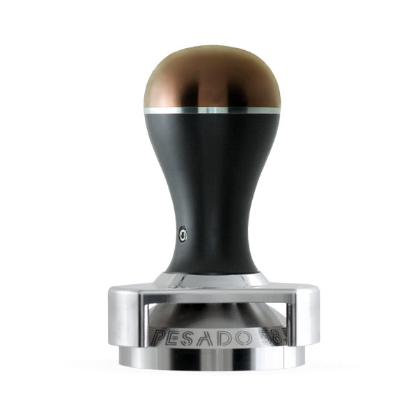PESADO 58.5 Metal Tamper Black Bronze 58.5mm w/ Depth Adjuster