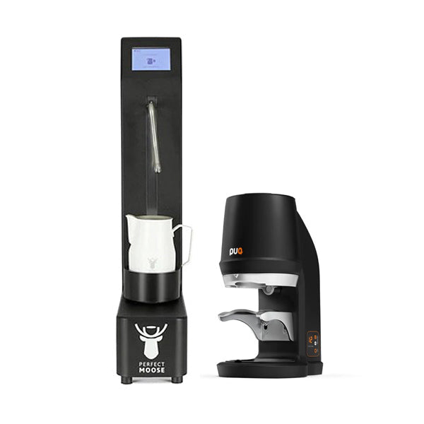 Perfect Moose Epic Greg Automatic Milk Steamer w/ Puqpress Q1 Tamper