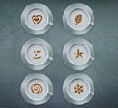 Aerolatte 6-Piece Cappuccino Art Stencil Set