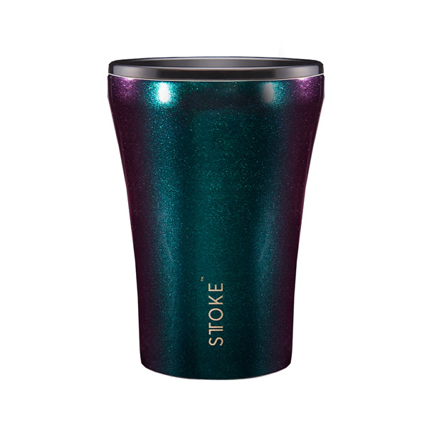 STTOKE Ceramic Reusable Cup Cosmic Green 8oz