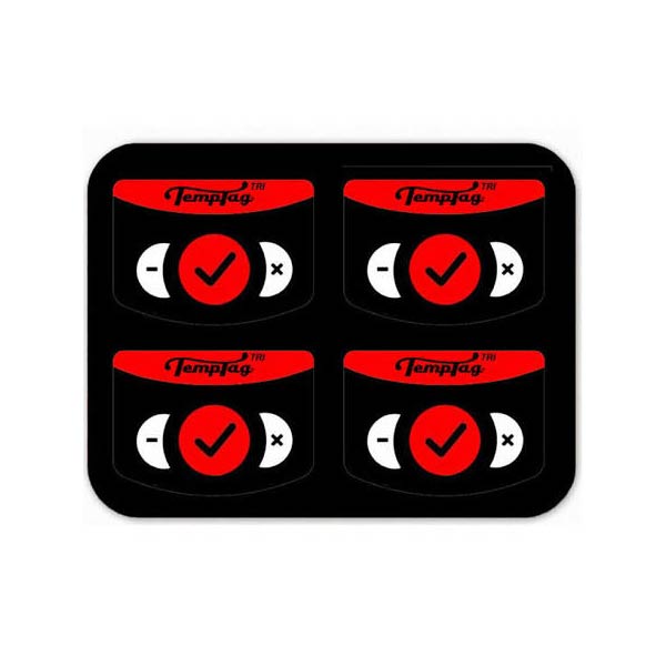 TempTag Tri Milk Thermometer Pack 4 Pack Red