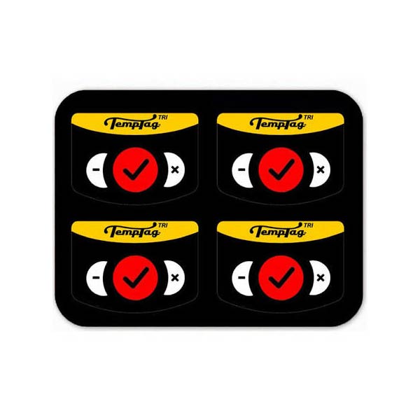 TempTag Tri Milk Thermometer Pack 4 Pack Yellow