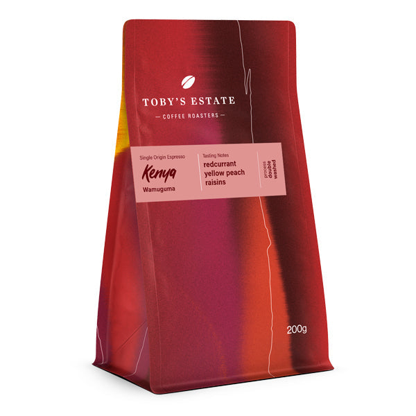 Toby's Estate Coffee Beans - Single Origin Espresso Kenya 200g