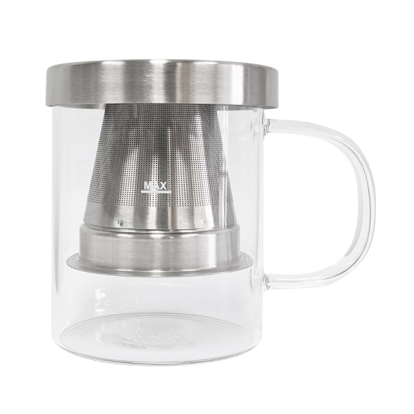 Reusable Stainless Steel Mesh Brewer and Carafe