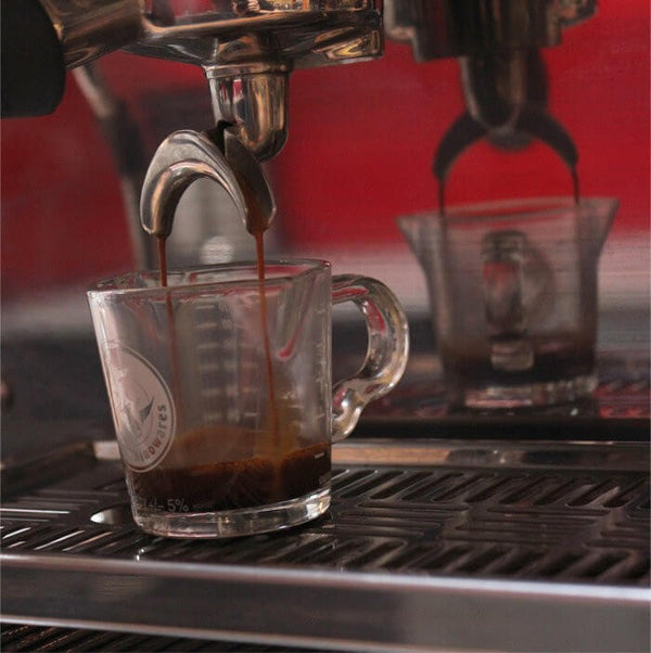 Rhinowares Coffee Shot Glass - Double Spout