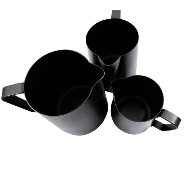 Rhinowares Black Stealth Milk Pitcher - 12oz/360ml