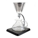 Yama Silverton Stainless Steel Coffee/Tea Dripper Black & Silver